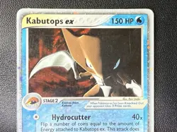 Pokemon TCG EX Sandstorm Kabutops EX Holo Rare 97/100 💫SWIRL💫 - Image 3