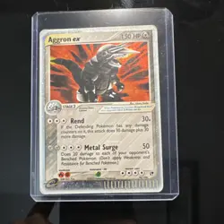Pokemon Aggron ex 95/100 Sandstorm Holo Ultra Rare 150 HP Stage 2 - Image 1