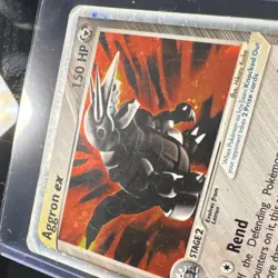 Pokemon Aggron ex 95/100 Sandstorm Holo Ultra Rare 150 HP Stage 2 - Image 3
