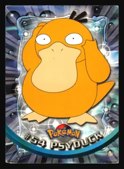Psyduck #54 Pokemon 1999 Topps TV - Image 1