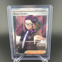 Boss’s Orders 256/217 Ultra Rare Full Art Pokemon TCG Ascended Heroes NM - Image 1