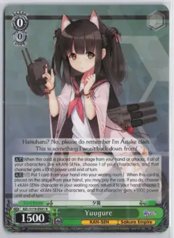 Weiss Schwarz - Azur Lane Vol. 2 (English) Yuugure - Image 1