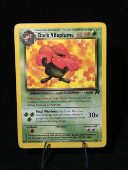 Pokemon Dark Vileplume 30/82 Team Rocket Regular LP Grass TCG Card - Image 1