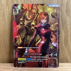 2025 Gundam Card Game Marida Cruz Newtype Rising R+ Foil #GD01-093 Rare+ - Image 1