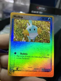 Mudkip 59/109 EX Ruby Sapphire 2003 Reverse Holo e-Series Pokemon Card TCG - Image 4