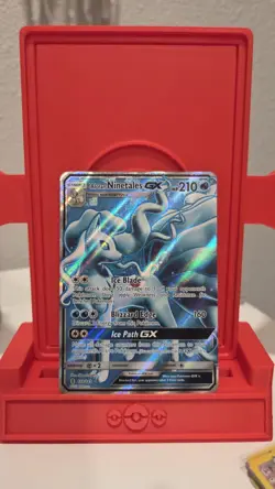 Pokemon TCG Alolan Ninetales GX Full Art Holo Card 132/145 Sm-Guardians Rising - Image 2