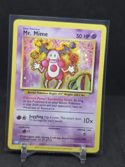 Pokemon TCG Classic Collection Holo Card Mr. Mime 013/034 - Image 1