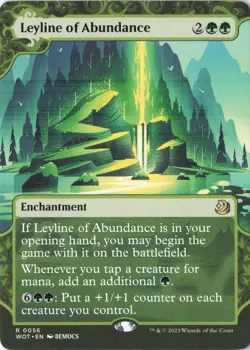 Leyline of Abundance R Wilds of Eldraine: Enchanting Tales 56 NM - Image 1