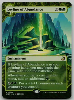 Leyline of Abundance R Wilds of Eldraine: Enchanting Tales 56 NM - Image 1