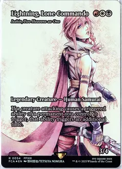 Lightning, Lone Commando - Isshin, Two Heavens as One (Showcase) Foil R FCA 54 N - Image 1