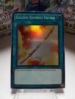 ( GOLDEN BAMBOO SWORD ) - Super Rare - SHVA-EN054 - 1st Edition - NM - Yu-Gi-Oh - Image 1