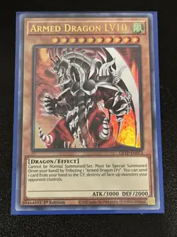 Yugioh - Armed Dragon LV10 GFTP-EN075 NM 1st ed Ultra Rare - Image 1