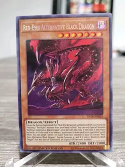 Red-Eyes Alternative Black Dragon - TN19-EN005 - Prismatic Secret Rare - Played - Image 1