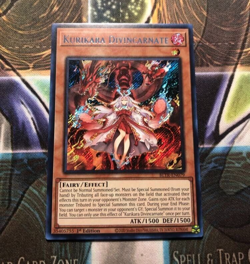 *** KURIKARA DIVINCARNATE *** SECRET RARE 1ST EDITION MINT/NM BLTR-EN079 YUGIOH! - Image 1