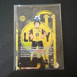 Monkey D Luffy ST13-003 BVB Borussia Dortmund ONE PIECE Matchday Promo Sealed - Image 1