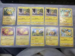 Pikachu TCG Card Lot - Image 1