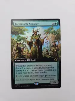 Formidable Speaker (Extended Art) Lorwyn Eclipsed Foil - Image 1