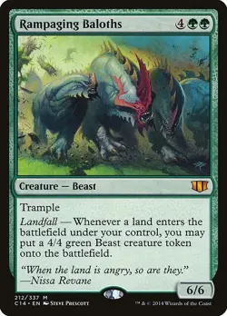 Rampaging Baloths NM #212 Commander 2014 MTG - Image 1