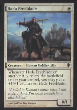 Hada Freeblade - Worldwake: #7, Magic: The Gathering Nm C284 - Image 1