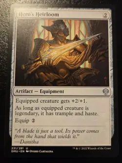 Hero's Heirloom 231/281 Uncommon Dominaria United Magic: The Gathering - Image 1