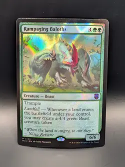 MTG - Rampaging Baloths - RIPPLE FOIL - Creature Beast - M3C #239 - Mythic - Image 1