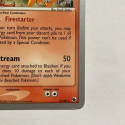 Pokemon TCG Blaziken - 2004 (Chris Fulop) 3/109 World Championship Decks Regular - Image 5