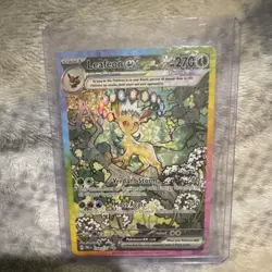 Pokemon Leafeon ex Special Illustration Rare EX SV: Prismatic Evolutions 144/151 - Image 1