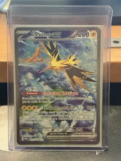 Pokemon Card ELECTHOR 202/165 EX Full Art 151 French NM - Image 1