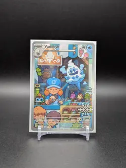 Pokemon TCG Vanillish Paradox Rift 190/182 Holo Illustration Rare Festive Stamp - Image 1