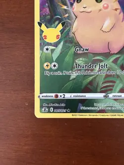 Pikachu 005/025 Pokemon TCG Card Holo 25th Anniversary Celebrations Near Mint NM - Image 5