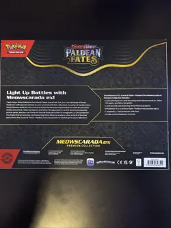 Pokemon Scarlet & Violet Paldean Fates Premium Collection Meowscarada EX Box NEW - Image 3
