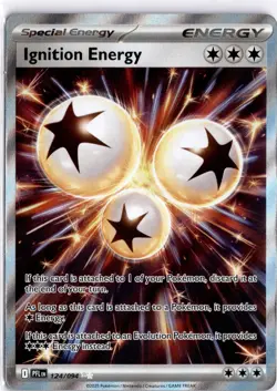 Pokemon TCG Phantasmal Flames Ignition Energy 124/094 Ultra Rare Full Art NM - Image 1