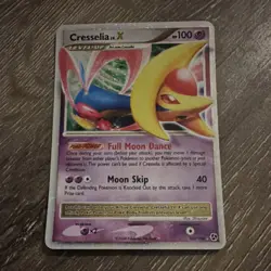 Pokemon TCG Cresselia LV.X 103/106 Great Encounters Holo Level Up 100 HP - Image 1