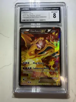 Pokemon 2016 Charizard EX XY121 XY Holo CGC 8 🔥 - Image 1