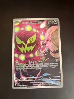 Pokemon TCG Cynthia's Spiritomb 244/217 Illustration Rare Ascended Heroes NM - Image 1