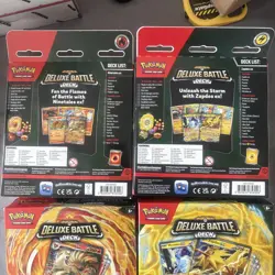Pokemon TCG Deluxe Battle Deck - Set of 4 - Ninetales Ex and Zapdos Ex - Image 2
