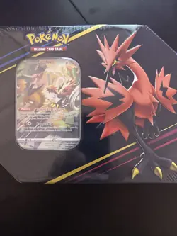 Pokemon Crown Zenith Galarian Bird Tins - Set of 3 - Zapdos Articuno Moltres NEW - Image 3