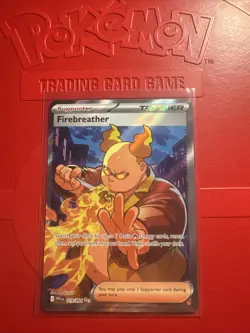 Pokemon Phantasmal Flames Firebreather 119/094 Full Art Trainer Ultra Rare NM - Image 1