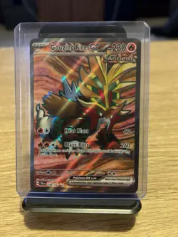 2024 TCG Pokemon #188 Gouging Fire ex 188/162 Holo Full Art Temporal Forces - Image 1