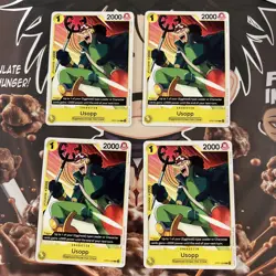 4 total! One Piece CCG 500 Years Into The Future Usopp OP07-099 C - Image 1