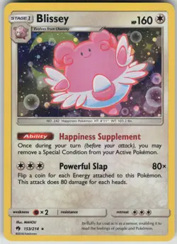Pokemon TCG Blissey - (Cosmos Holo) Promo Cards & Products 153/214 - Image 1