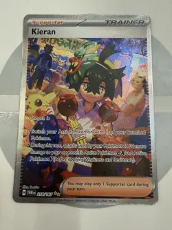 Pokemon TCG Kieran Sir 218/167SV06: Twilight Masquerade Holo Card. FAST SHIPPING - Image 1