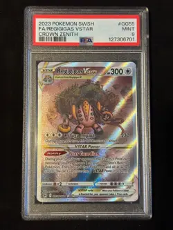 PSA 9 Regigigas VSTAR Crown Zenith GG55 Pokemon Sword and Shield Graded Card - Image 1