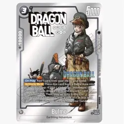 Bandai Dragon Ball Super Card Game Bulma PR-061 Battle Card English Standard - Image 1