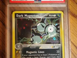 Pokemon 2004 Team Rocket Returns Dark Magneton rev. foil holo card, PSA 8.5 - Image 2