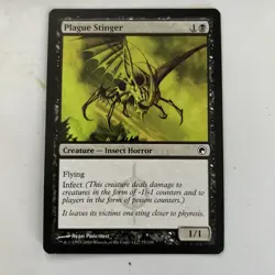 Plague Stinger - Scars of Mirrodin - Magic the Gathering MTG LP - Image 1