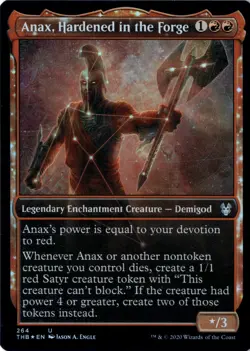 Anax Hardened In The Forge NM* FOIL SHOWCASE Theros Beyond Death 264 -UnltdCards - Image 1