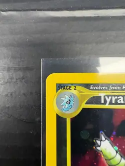 NM FIRST EDITION Tyranitar 12/75 Neo Discovery Holo - Pokemon - Image 3