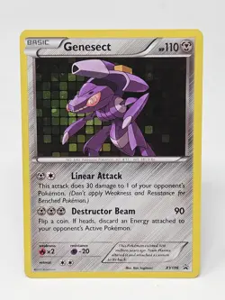 Pokemon TCG Genesect XY Black Star Promos XY196 Holo Promo LP - Image 1