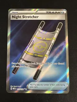 Night Stretcher 173/132 Pokemon Mega Evolution Full Art Ultra Rare Holo NM - Image 1
